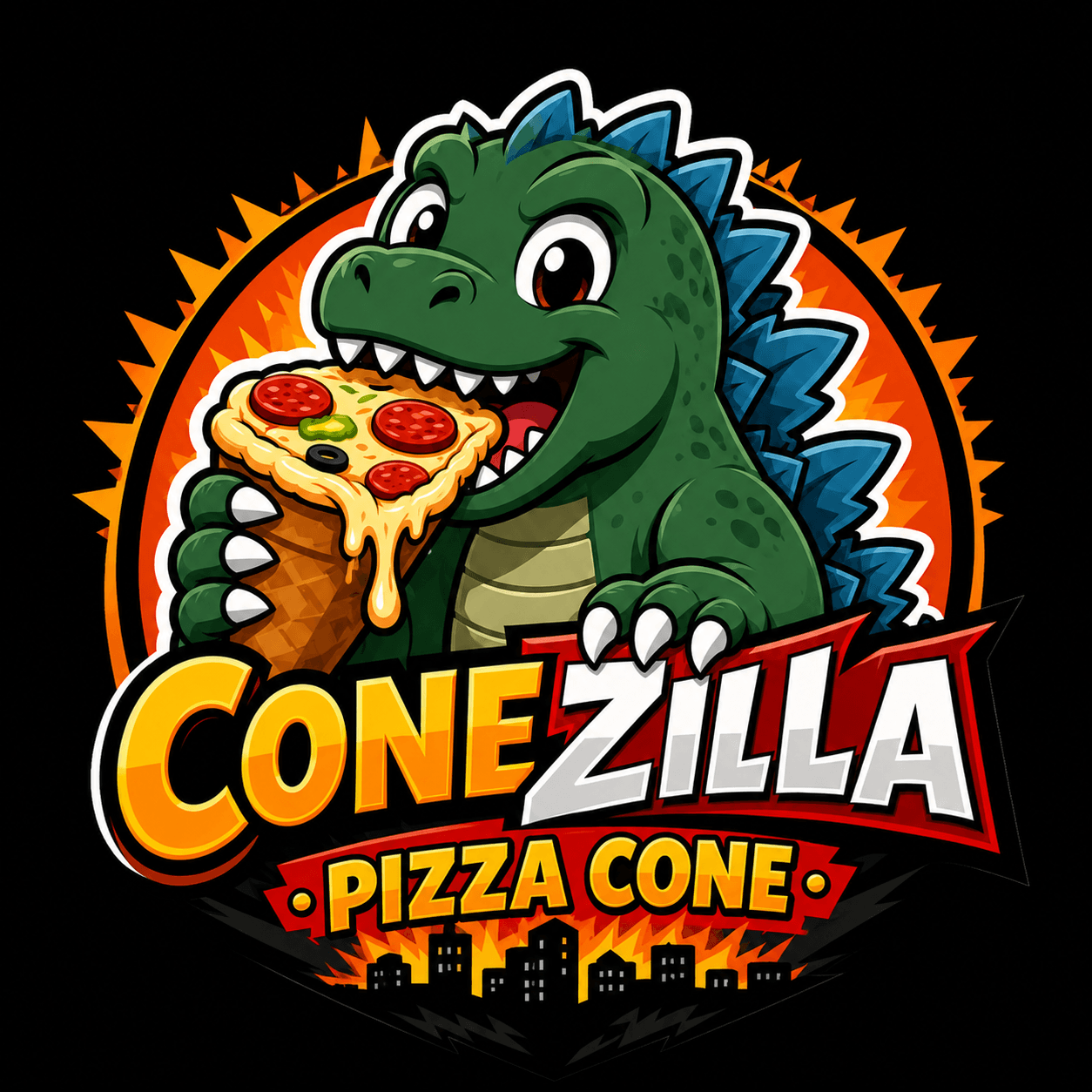 ConeZilla Pizza Cone